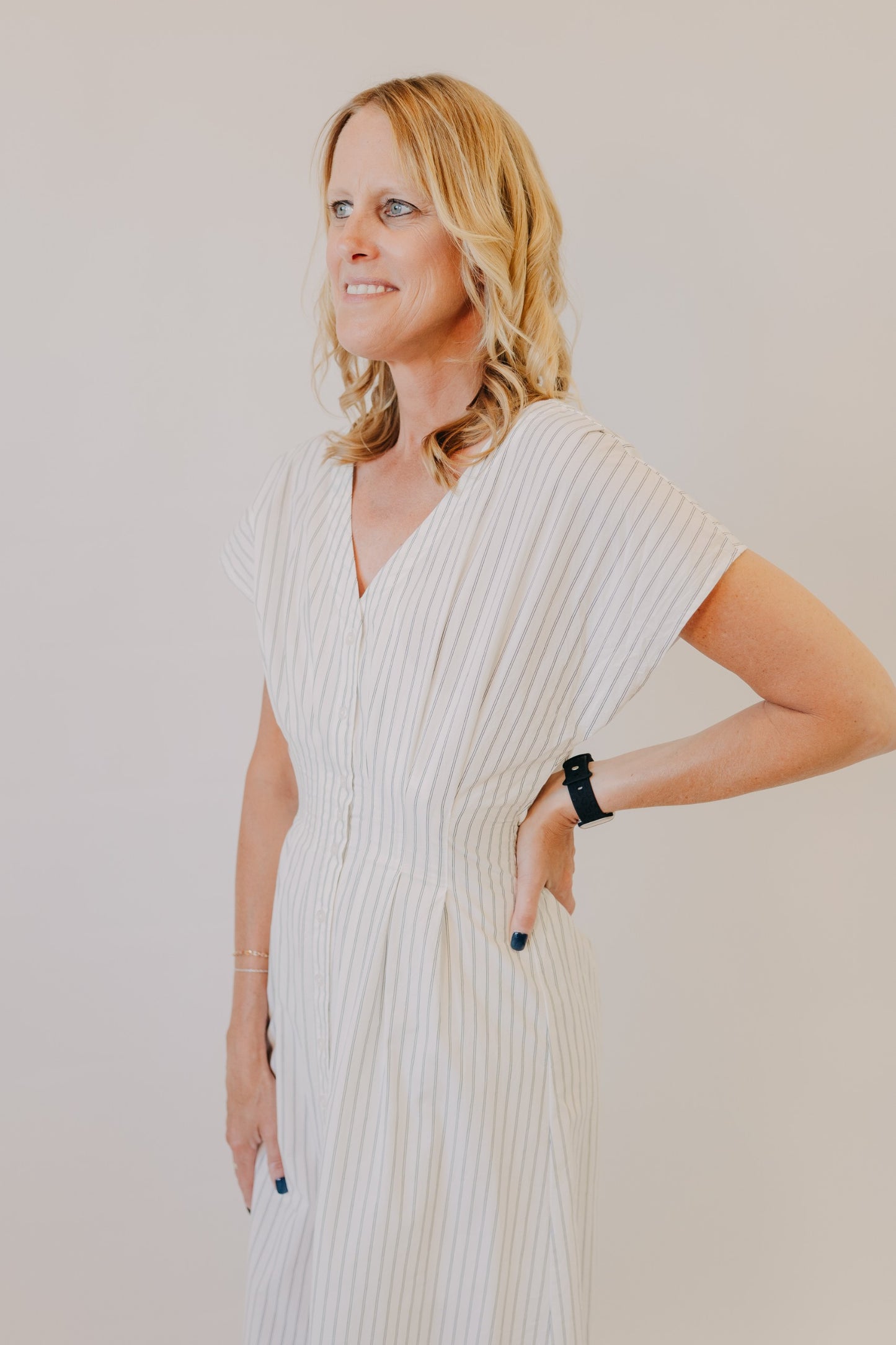 Z Supply | Sanna Striped Midi Dress | White