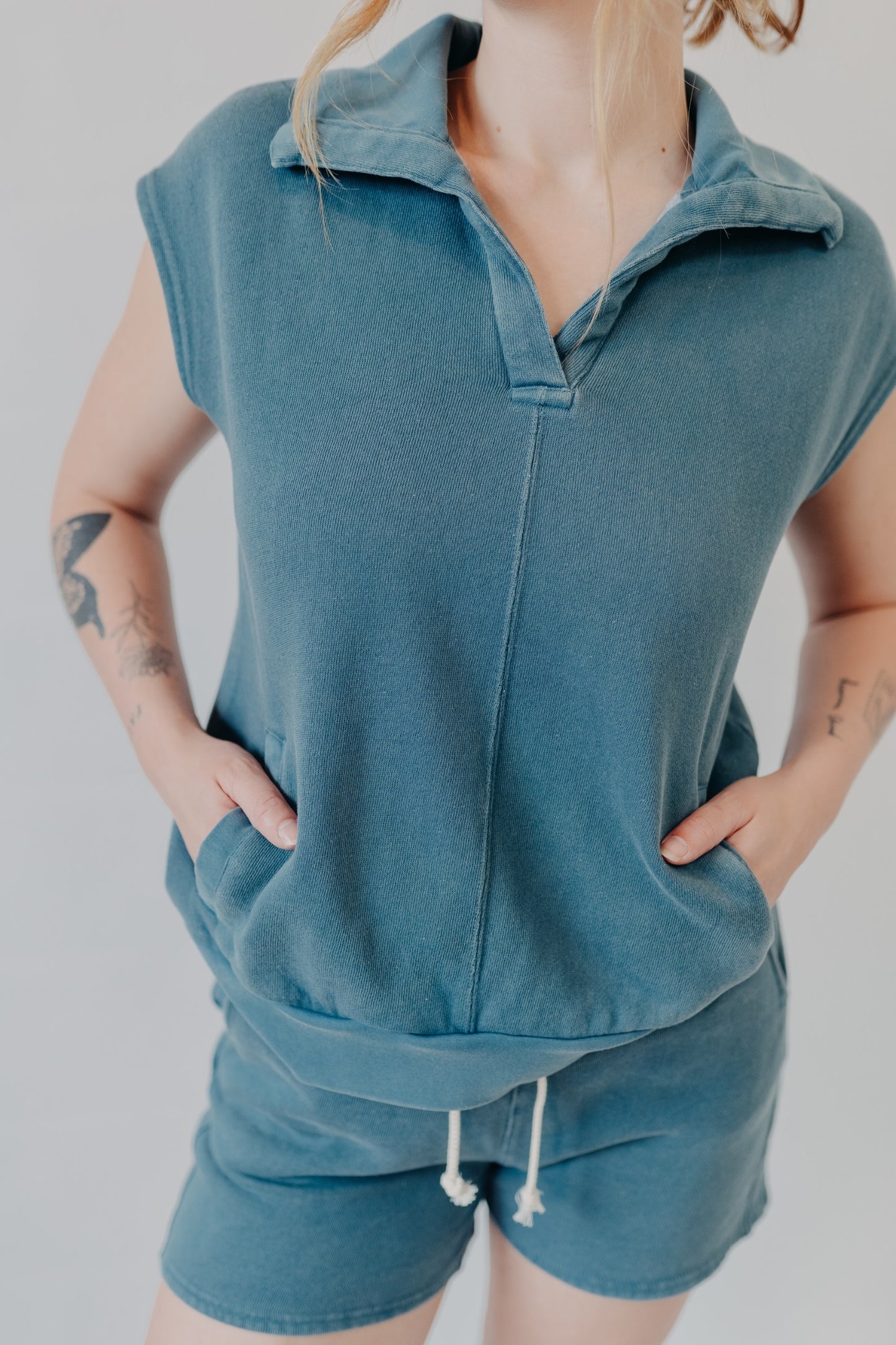 Thread & Supply | Olson Top | Blue Mirage