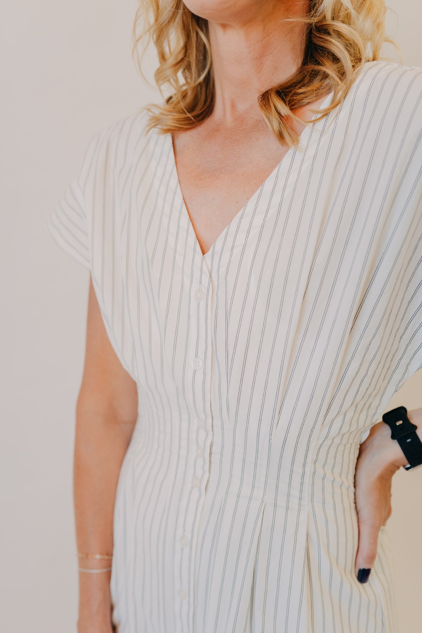 Z Supply | Sanna Striped Midi Dress | White