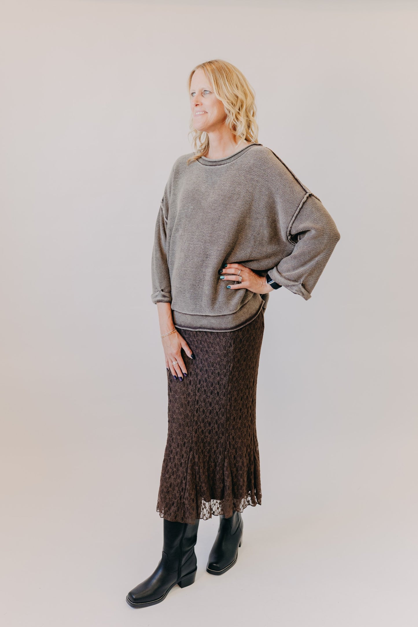 Mod Ref | The Jaylin Skirt | Brown