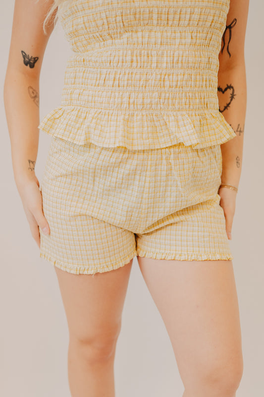 Mod Ref | The Suri Shorts | Yellow