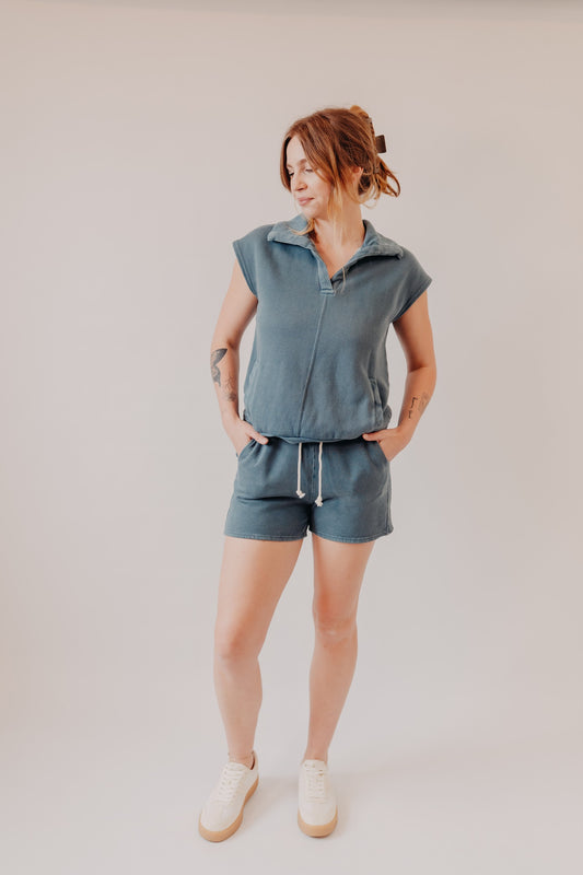 Thread & Supply | Olson Shorts | Blue Mirage