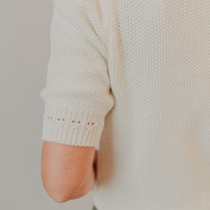 Be Cool | Chunky Puff Sweater | Ivory