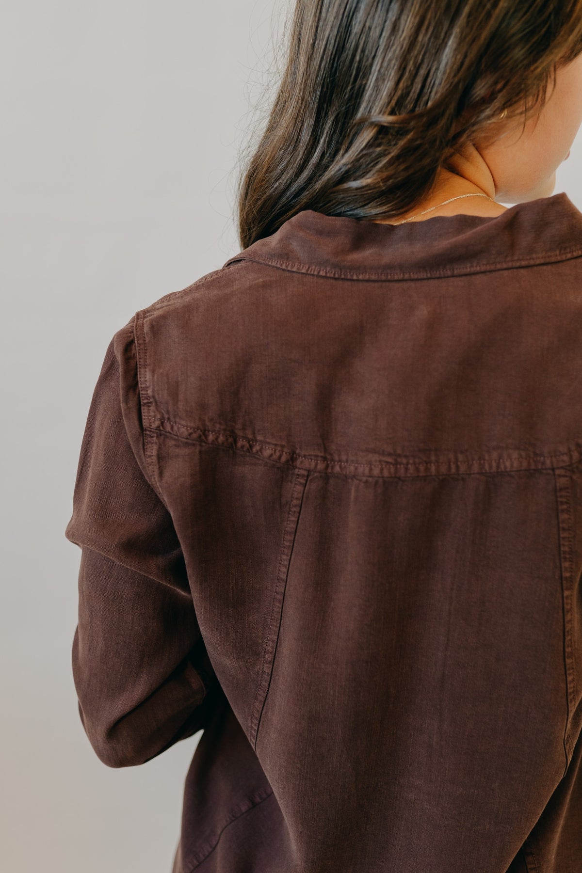 Thread & Supply | Ginger Top | Deep Mahogany