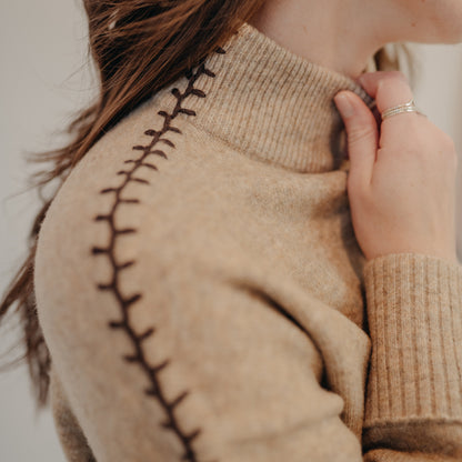 The Normal Brand | Craft Stitch Sweater | Teak