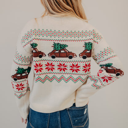 Wishlist | Christmas Tree Sweater | Ivory Combo