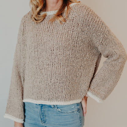 By Together | Dreamscape Sweater | Mocha Ivory