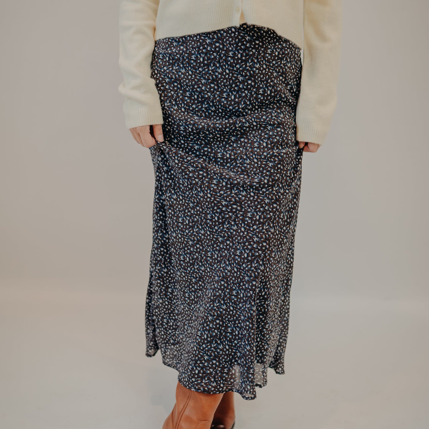 Z Supply | Yelena Aspen Floral Maxi Skirt | Java