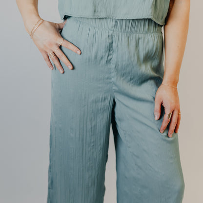 Z Supply | Sunset Satin Pant | Sea Pine