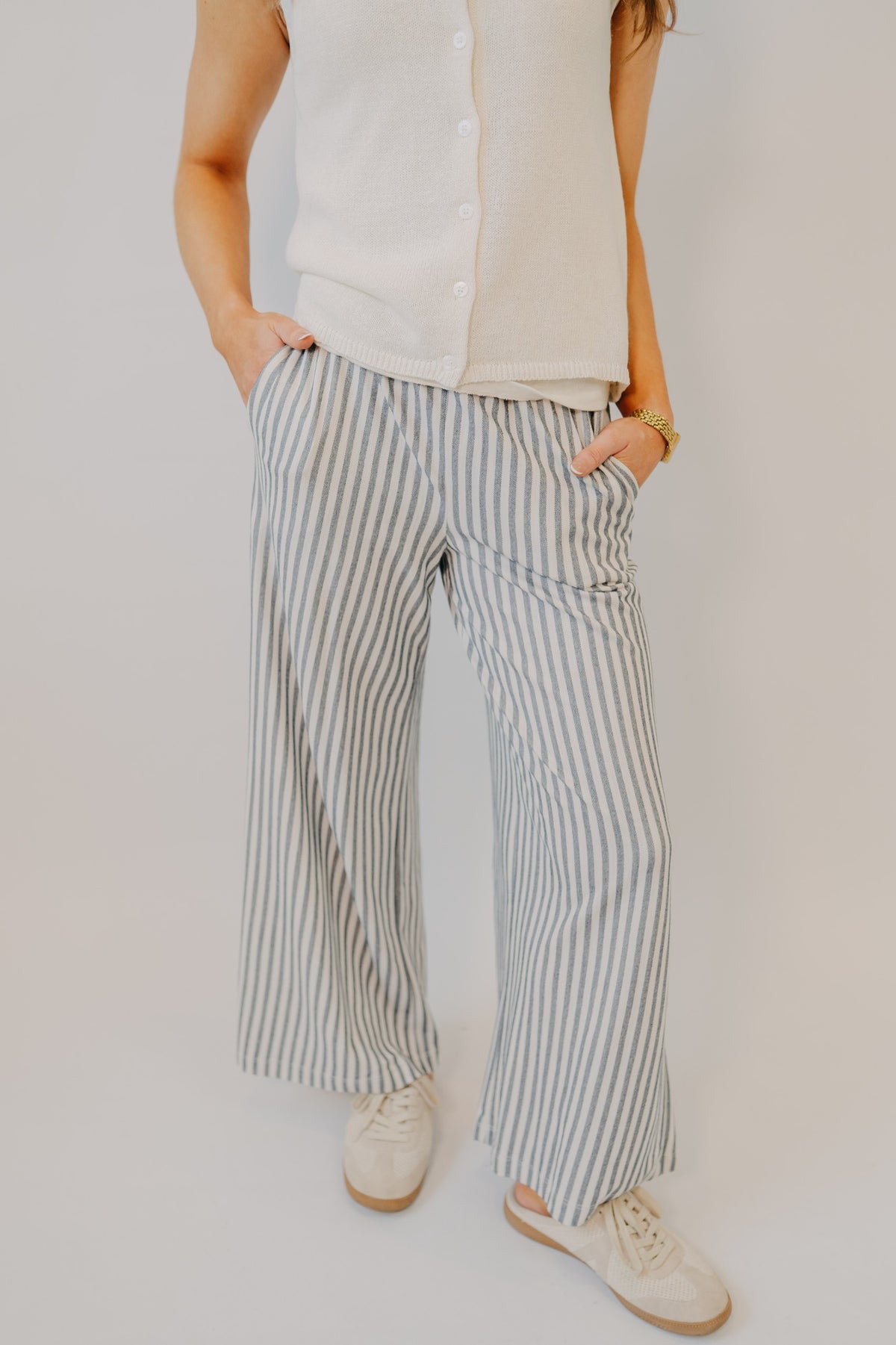 Z Supply | Scout Knit Striped Pant | Eclipse