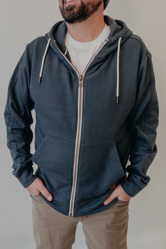 Fundamental Coast | Maverick FZ Hoodie | Smoke