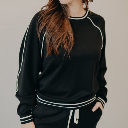 Thread & Supply | Amelia Top | Black Ivory