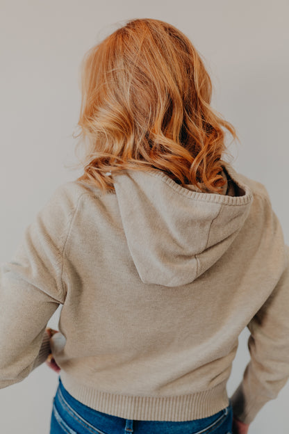 The Normal Brand | Lola Full Zip Hoodie | Oat