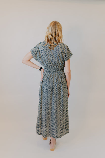 Z Supply | Sanna Iris Floral Midi Dress | Eclipse