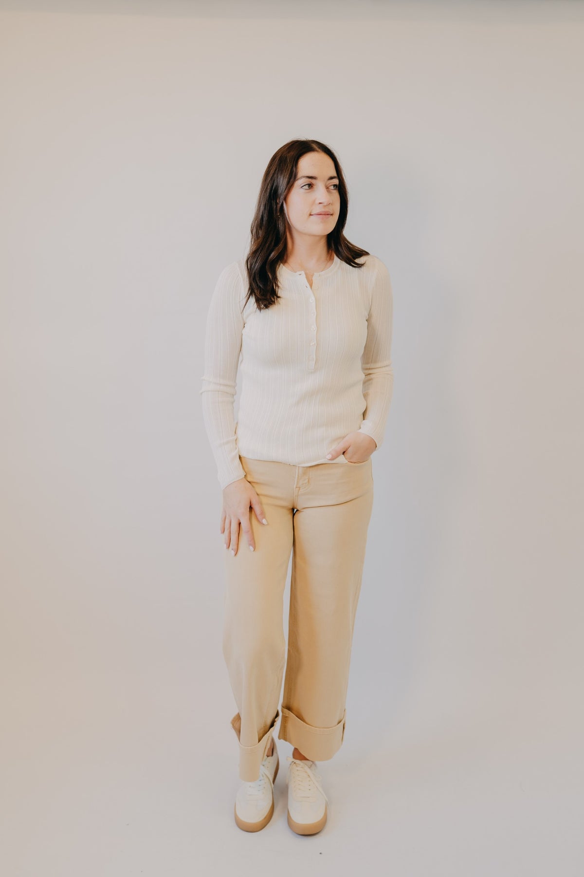 Z Supply | Rowena Fine Knit Sweater | Sandstone