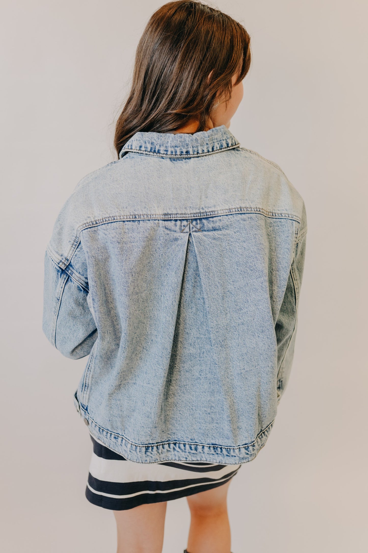 By Together | Fast Car Jean Jacket | Washed Denim