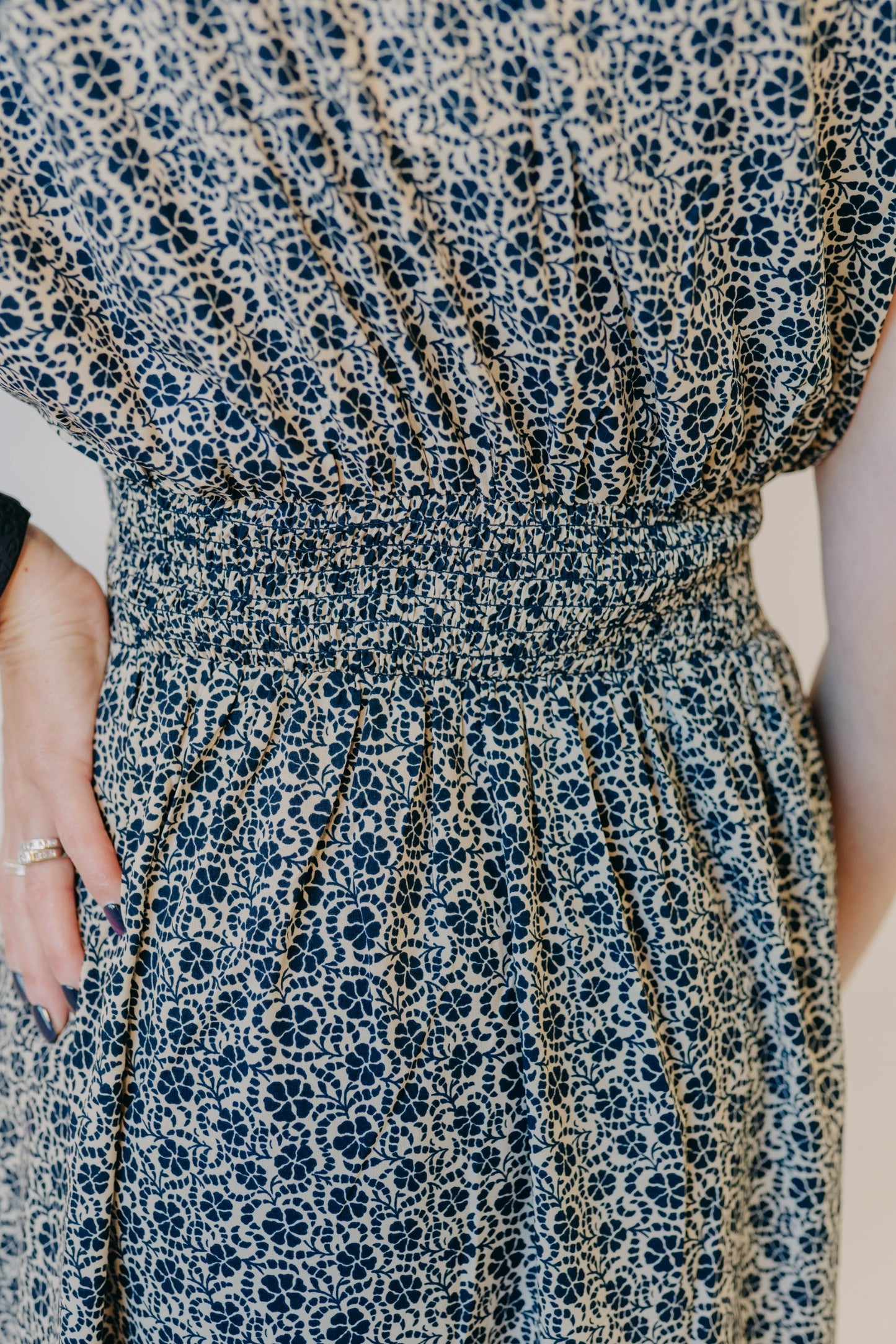 Z Supply | Sanna Iris Floral Midi Dress | Eclipse
