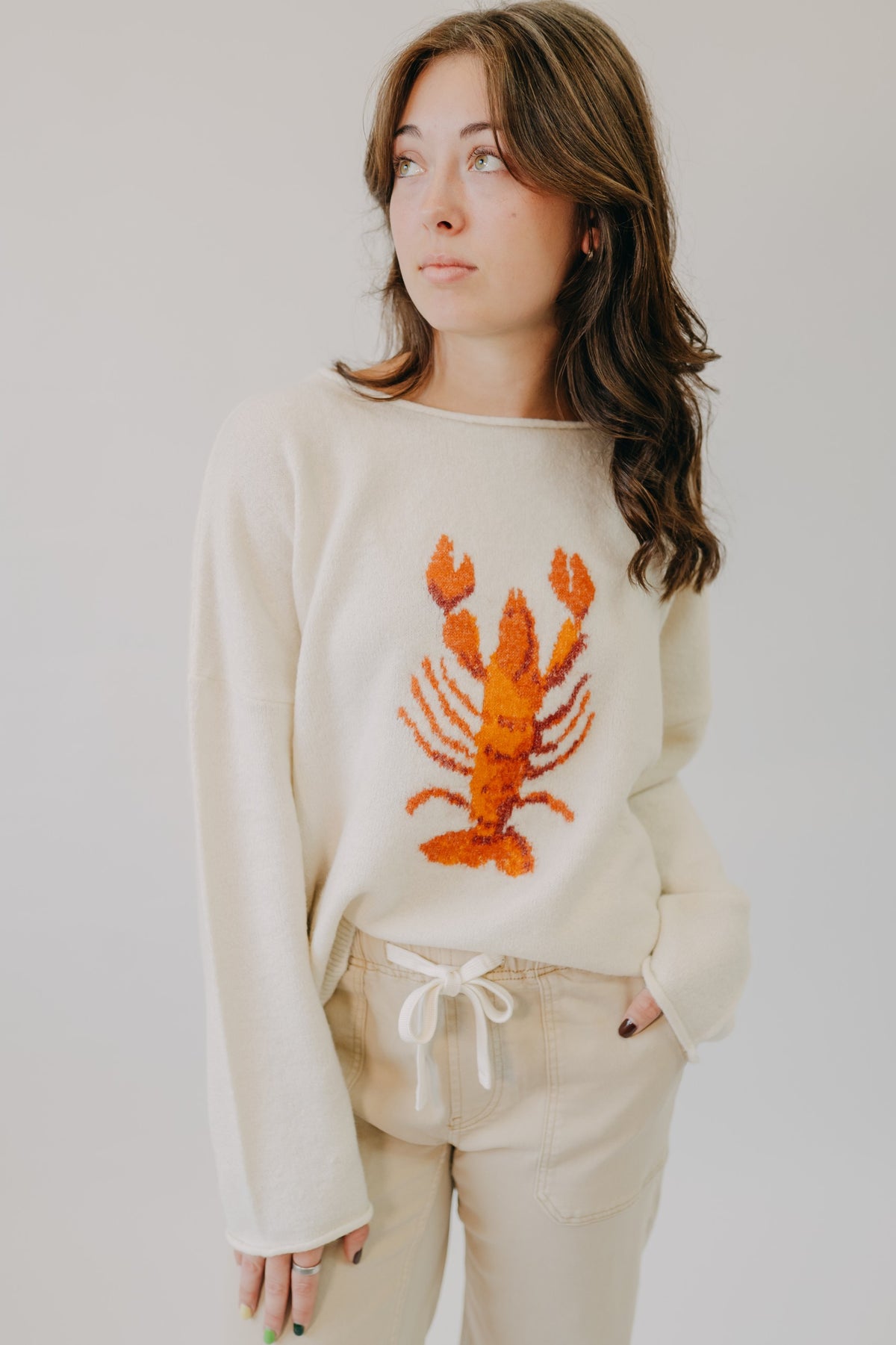 By Together | Lobster Sweater | Cream