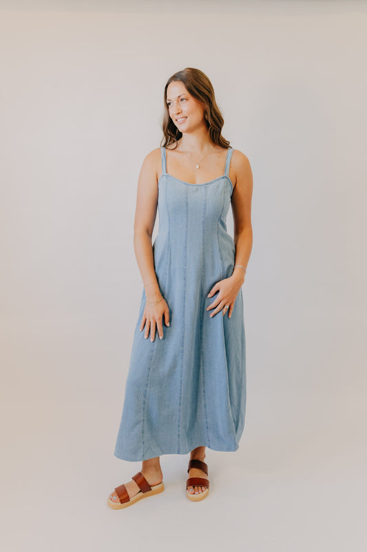 Z Supply | Leonora Indigo Midi Dress | Classic Indigo