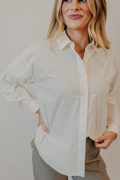 Z Supply | Elevated Poplin Shirt | White