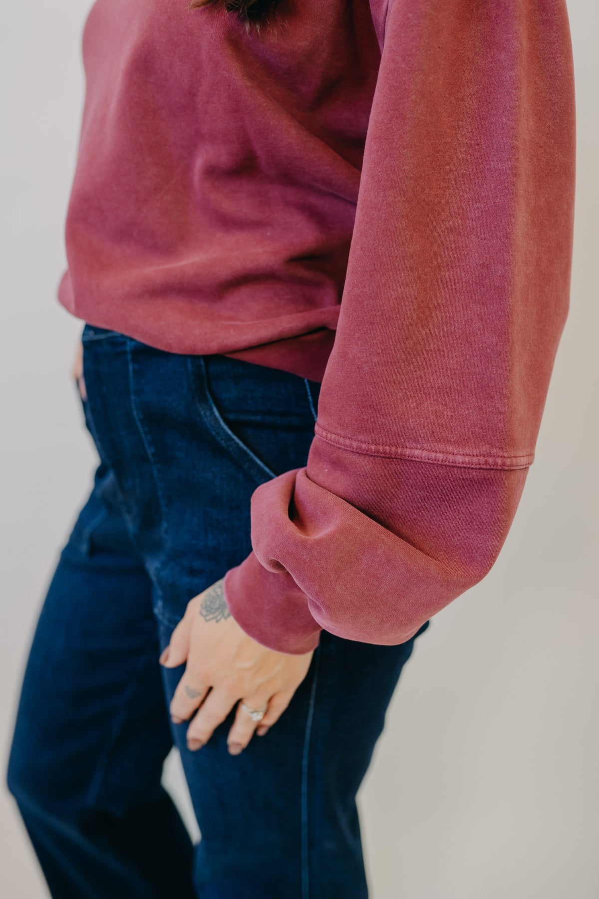 Thread & Supply | Ashford Sweatshirt | Zinfandel