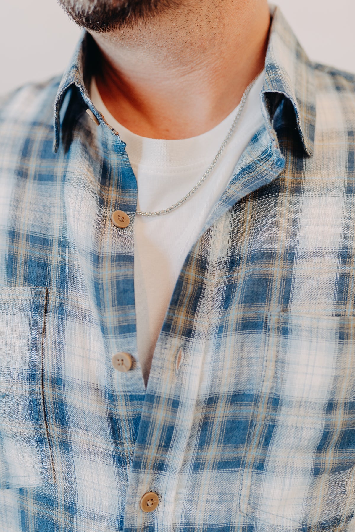 Dkota Grizzly | Tad Linen Blend Top