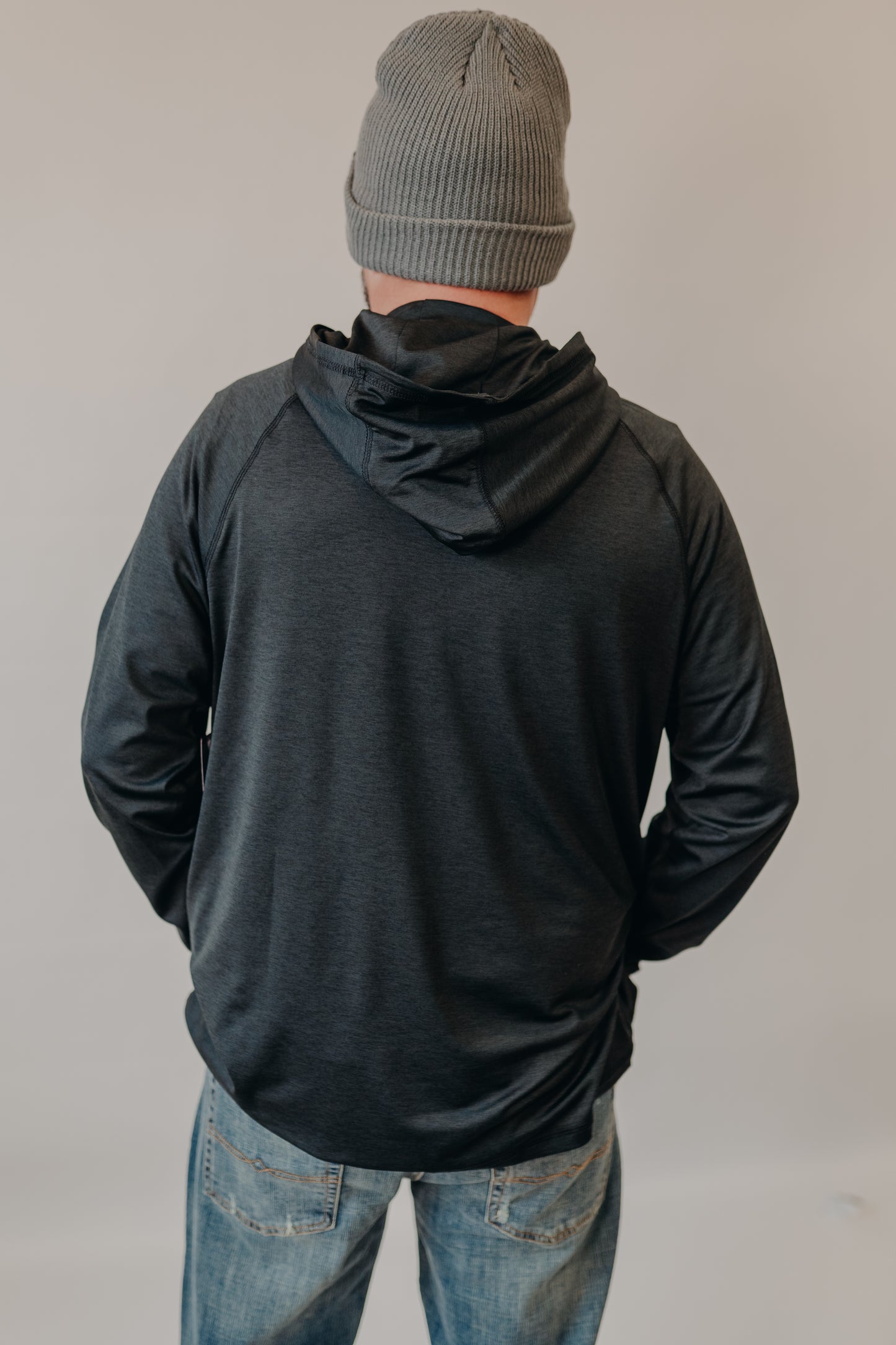 Flag & Anthem | Victory Performance LS Hoodie | Charcoal Heather