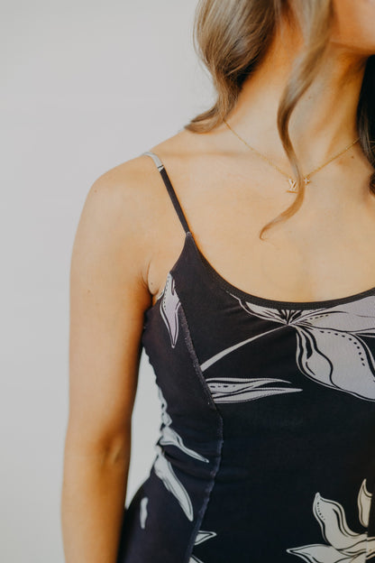 Z Supply | Charisma Floral Midi Dress | Dark Chocolate