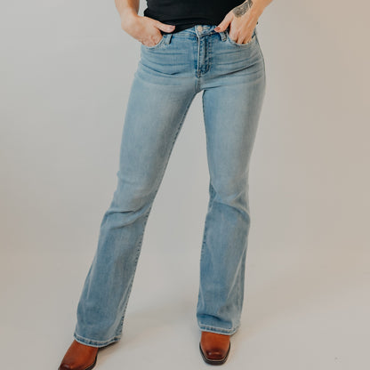 Vervet | High Rise Flare | Just Fine