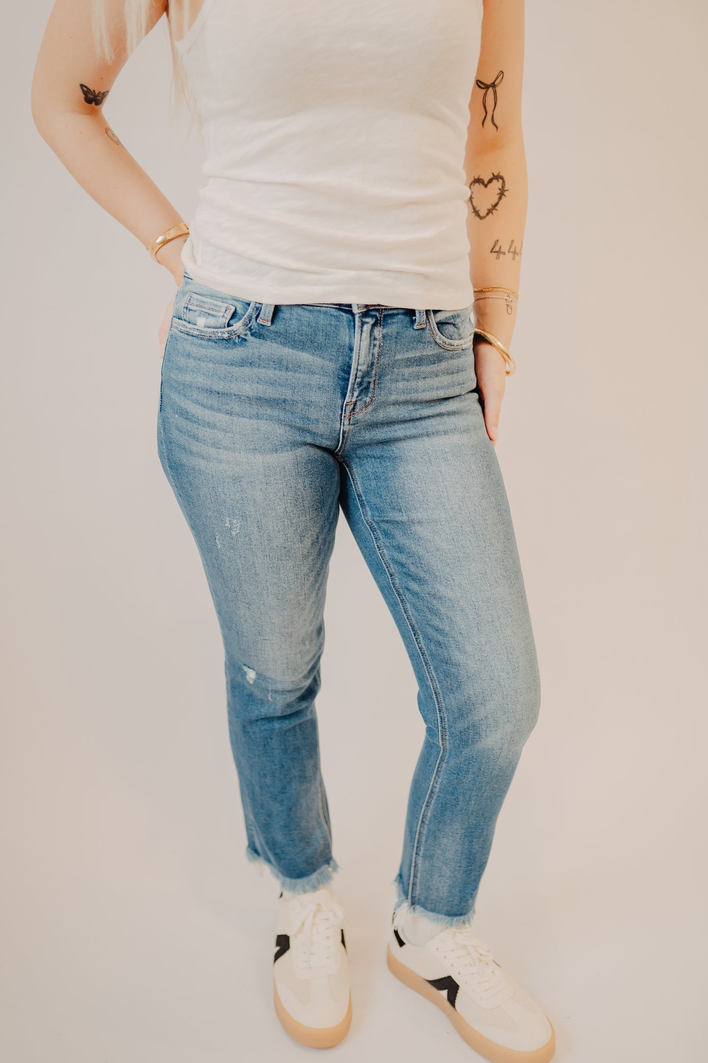 Flying Monkey | Mid Rise Crop Slim Straight | Congenial