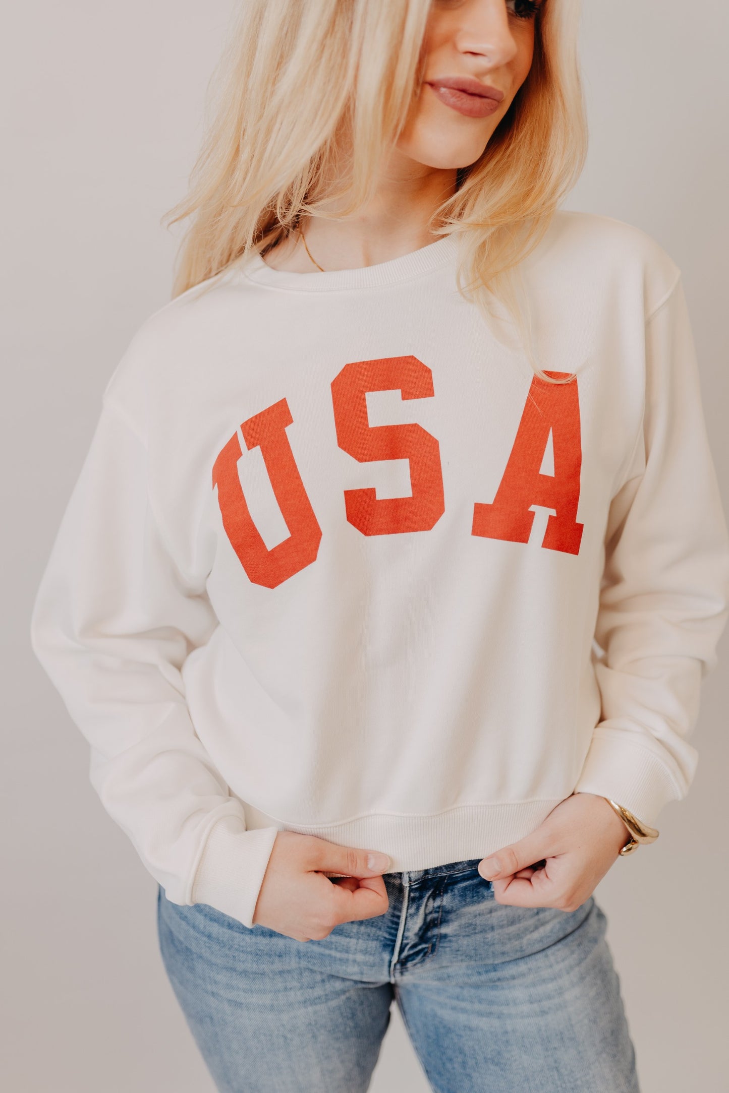 By Together | Everyday USA Pullover | White