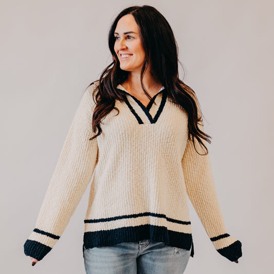 Z Supply | Hammond Polo Sweater | Natural