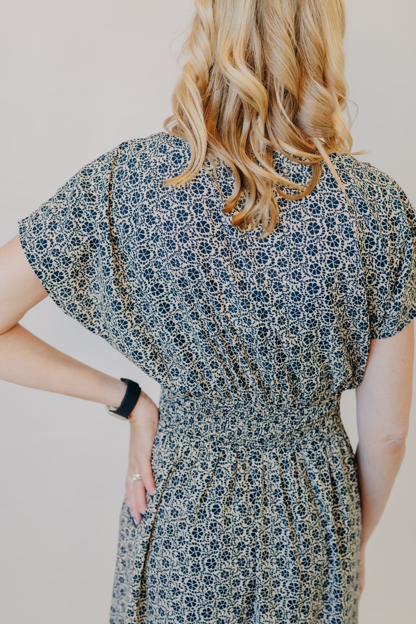 Z Supply | Sanna Iris Floral Midi Dress | Eclipse