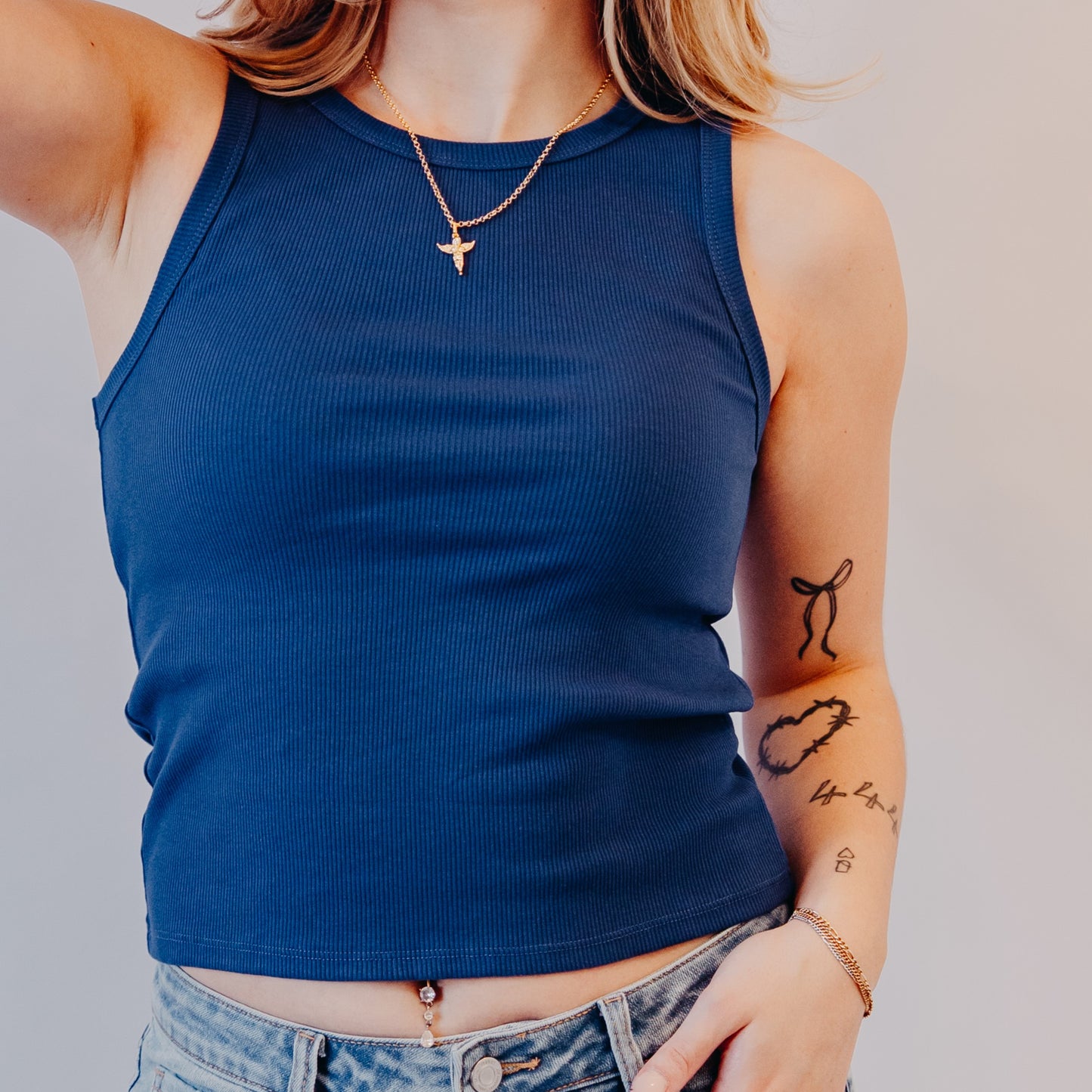 Z Supply | Hadley Tank | Yacht Blue