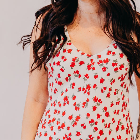 Z Supply | Hana La Rosa Ditsy Maxi Dress | Sea Salt