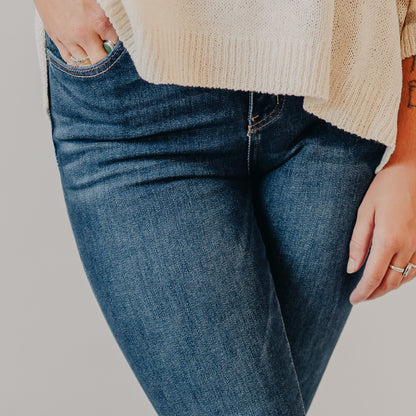 Vervet | High Rise Skinny | Dk Wash