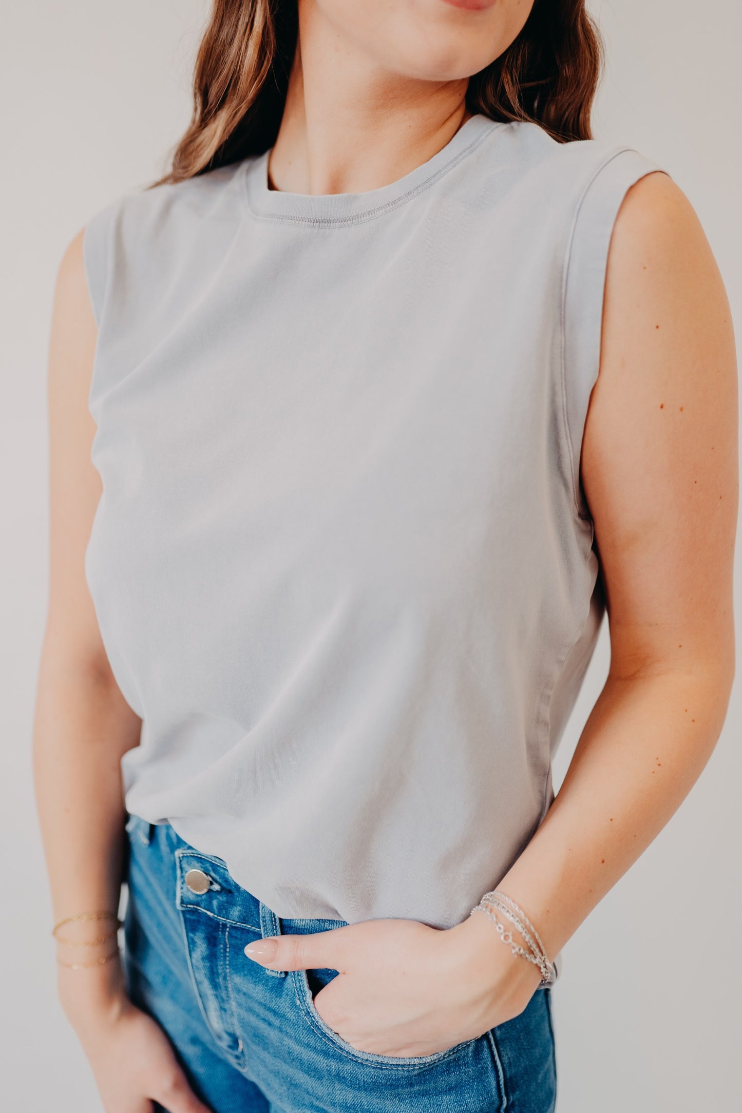 Thread & Supply | Moca Tank | Lilac Grey
