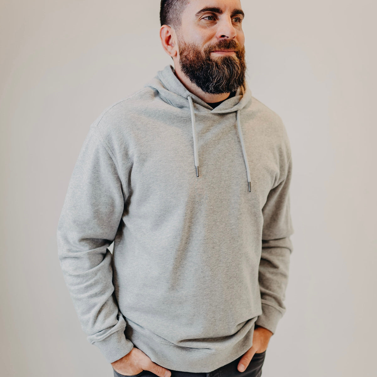 Normal | Cole Terry Hoodie - Heathered Grey