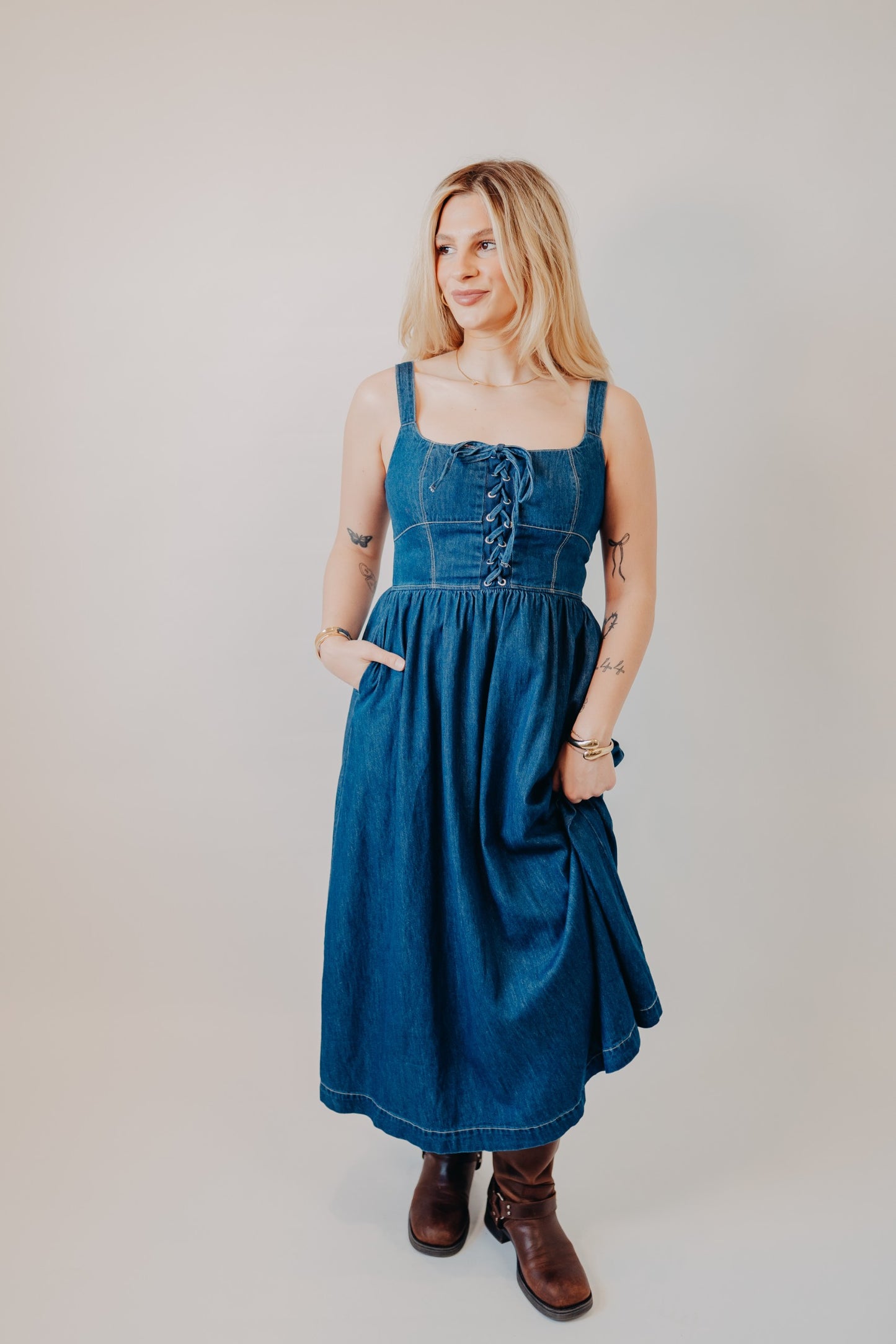 Blu Pepper | Dress | Denim