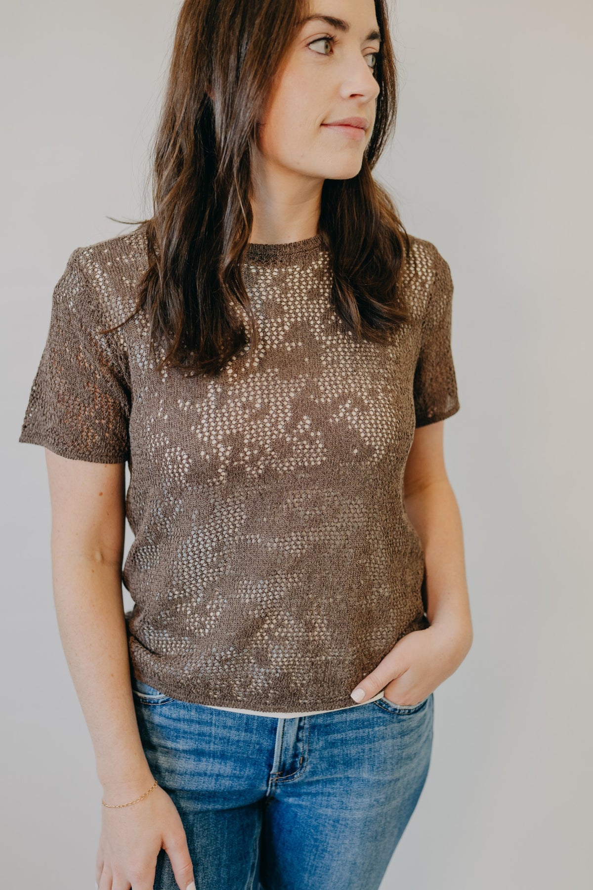 Z Supply | Waverton Short Sleeve Tee | Cocoa Latte