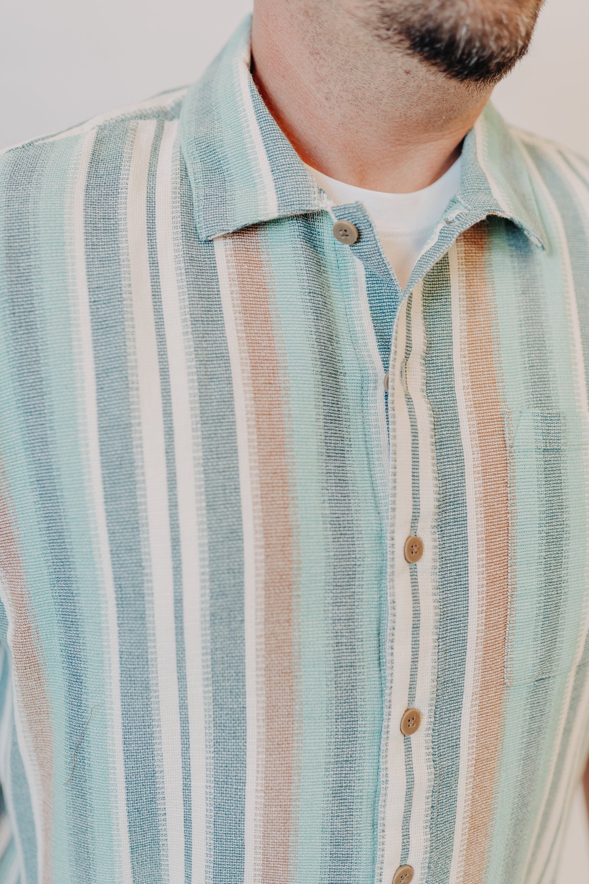 Dkota Grizzly | Wells Textured Striped Top