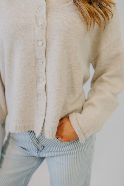 Thread & Supply | Dover Cardigan | Heather Stone