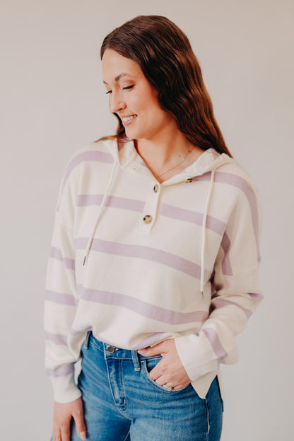 Thread & Supply | Brighton Top | White Lilac