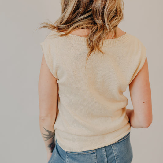 Gilli | Slouchy Knit Top | Cream
