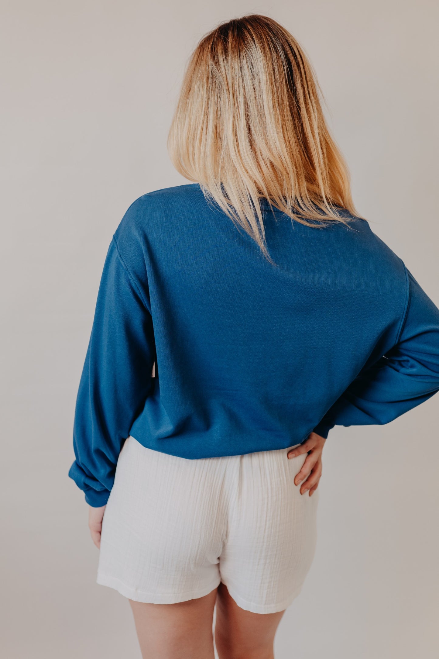 Z Supply | Americana Boyfriend Sweatshirt | True Navy