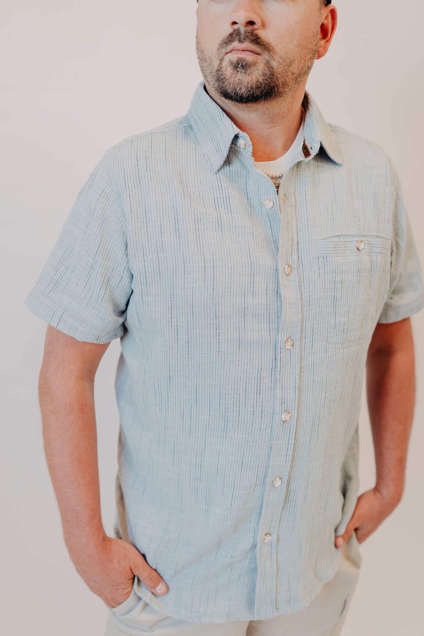 Dkota Grizzly | Riggs Lightweight Cotton Stripe Top