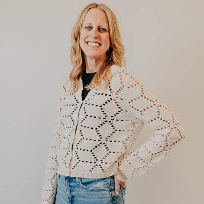 Z Supply | Rosalyn Sweater Cardigan | Crystal