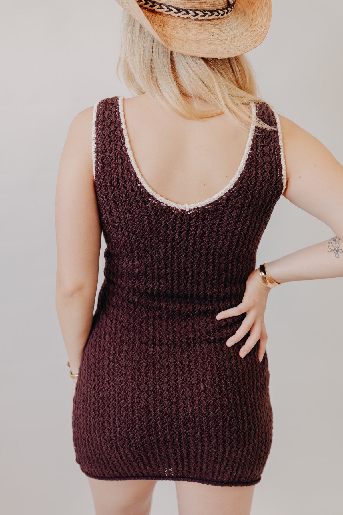 Z Supply | Sorolla Crochet Cover Up | Chocolate Cherry