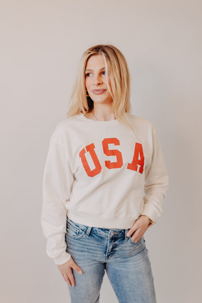 By Together | Everyday USA Pullover | White