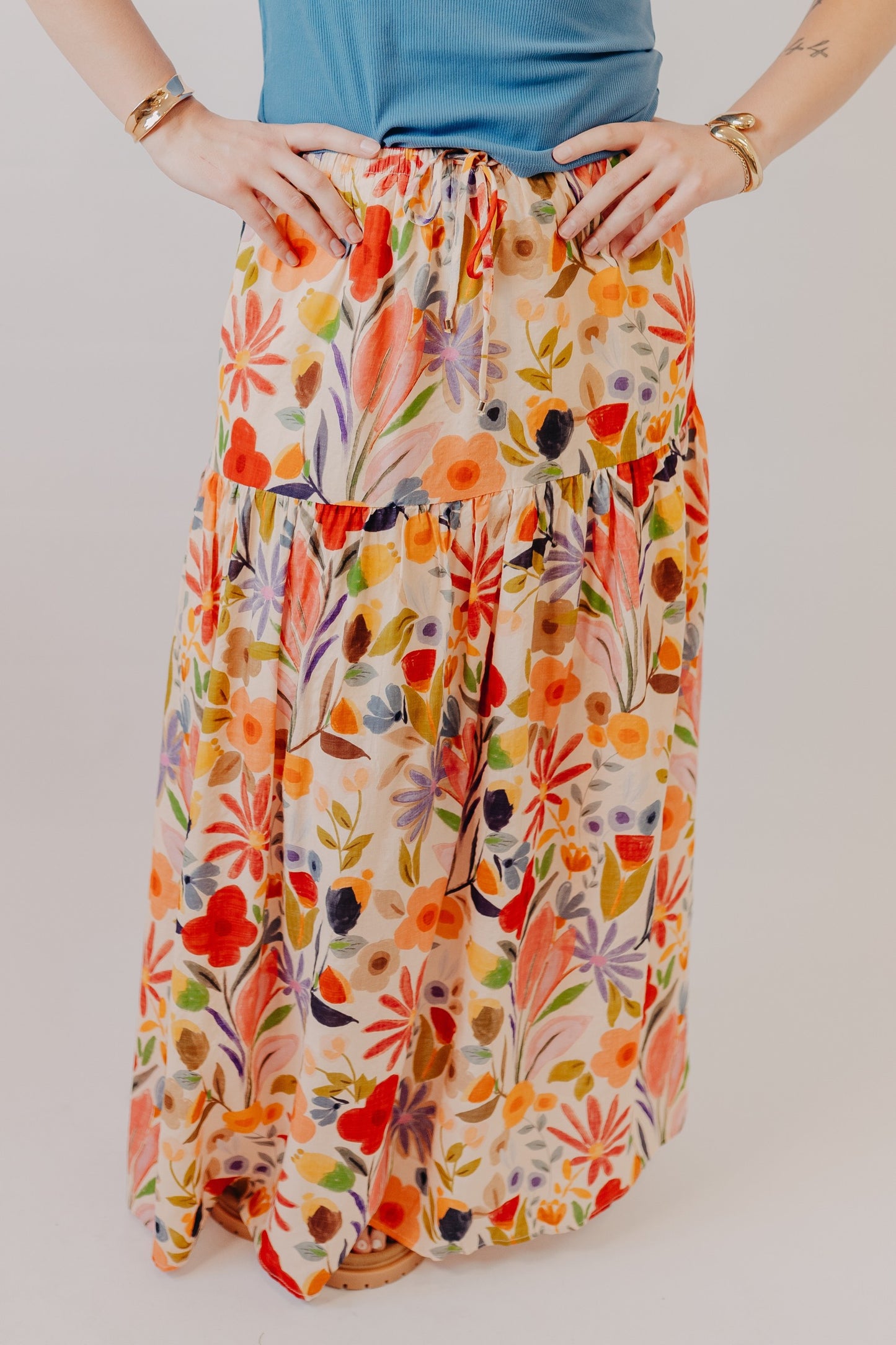 By Together | Palm Springs Skirt | Desert Multi Tan